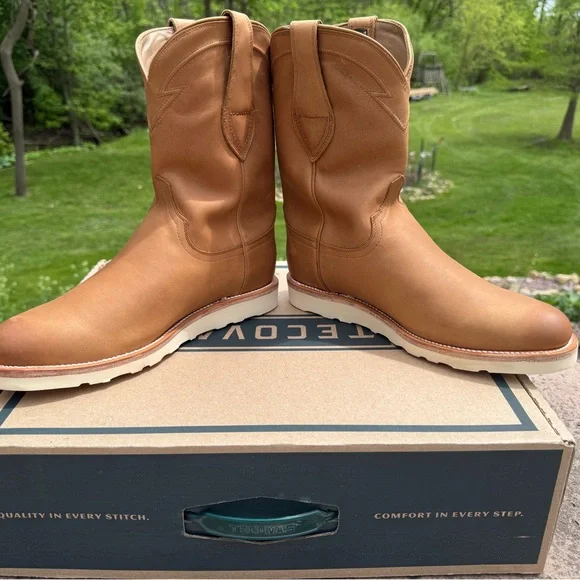Tecovas | Shoes | Tecovas The Knox Wheat Calf Skin Boot Mens  display picture 2